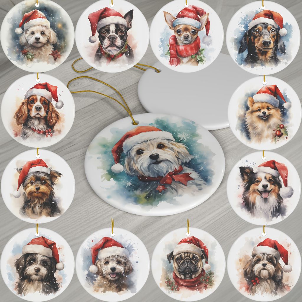 Small Dog Ornaments