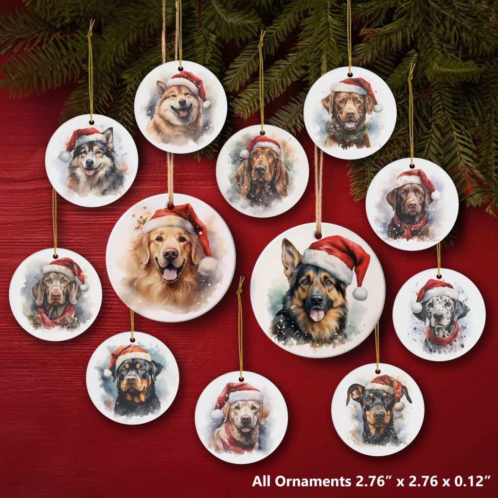 Large Dog Ornaments